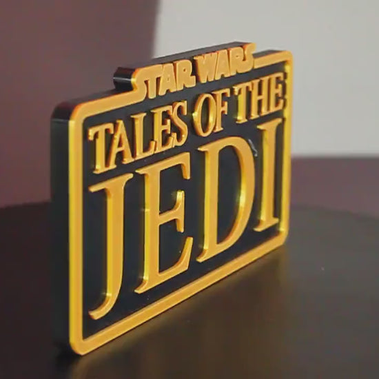 Tales of the Jedi 3D printed Logo Art