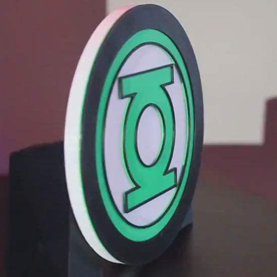 Green Lantern 3D printed Comic Logo Art