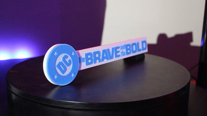 DC, The Brave and the Bold 3D printed Logo Sign Wall Desk Shelf Art