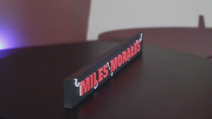 Miles Morales 3D printed Comic Logo Art