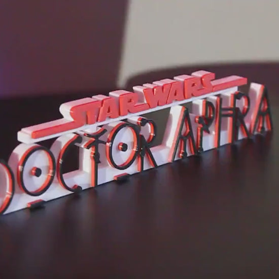 Doctor Aphra 3D printed Logo Art