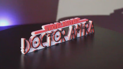 Doctor Aphra 3D printed Logo Art