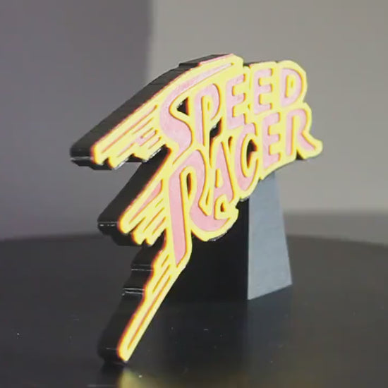 Speed Racer 3D printed Logo Art