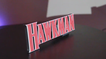 Hawkman 3D printed Comic Logo Art