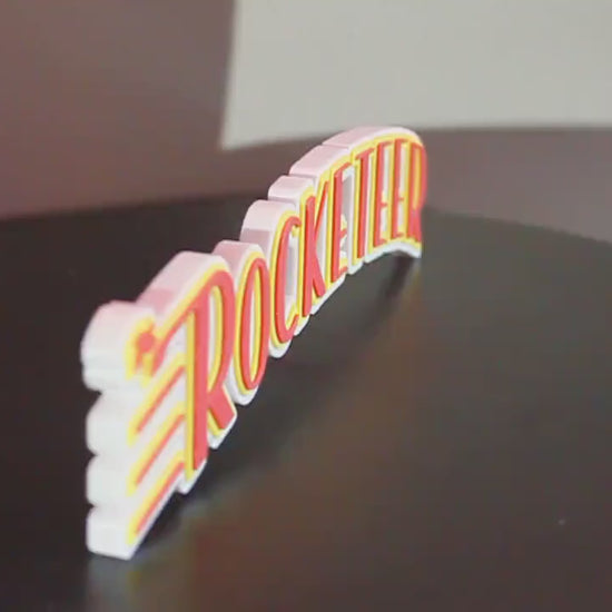 The Rocketeer 3D Printed Logo