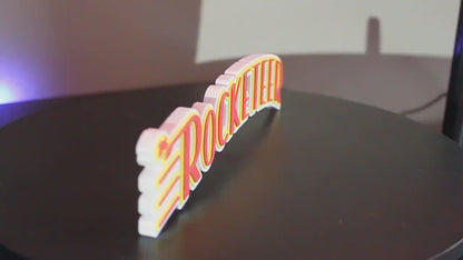 The Rocketeer 3D Printed Logo