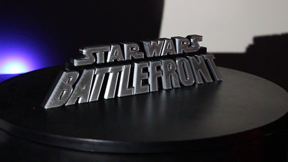 Star Wars Battlefront Video Game 3D printed Logo Sign Wall Desk Shelf Art