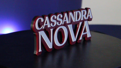 Cassandra Nova 3D printed Logo Sign Wall Desk Shelf Art