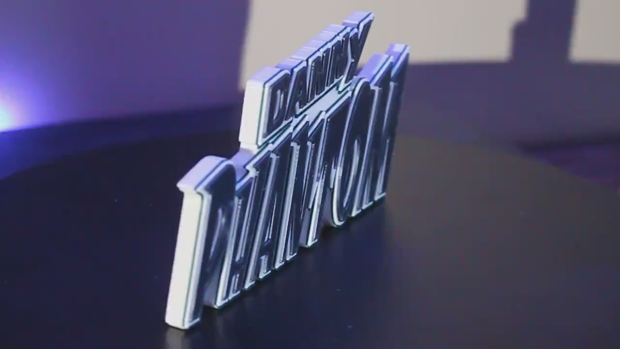 Danny Phantom 3D printed Logo Art