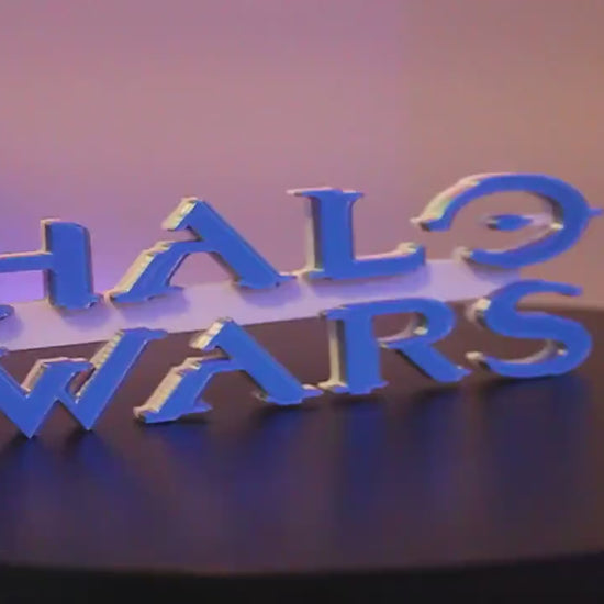 Halo Wars 3D printed Logo Art