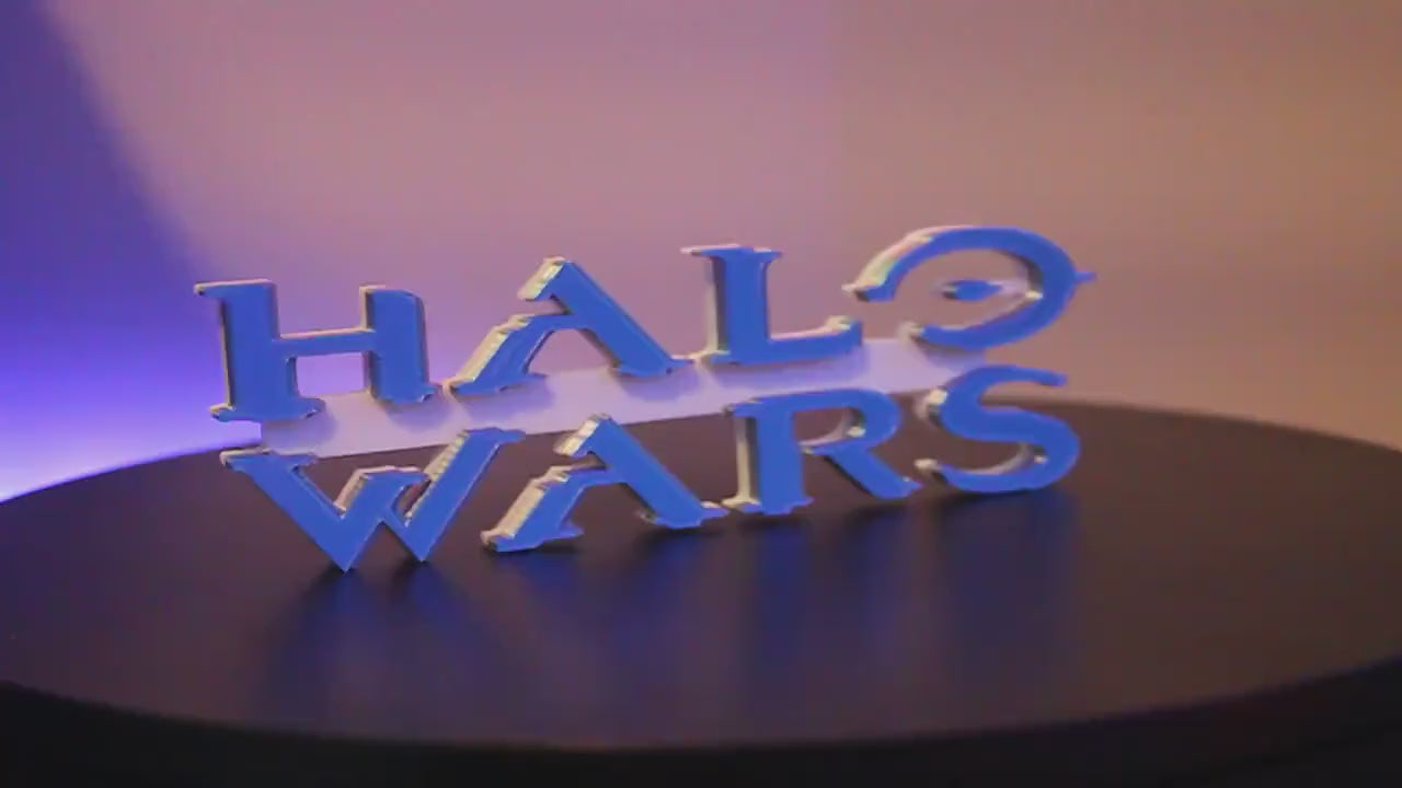 Halo Wars 3D printed Logo Art