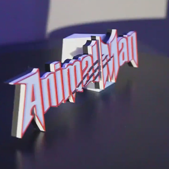 Animal Man 3D printed Comic Logo Art