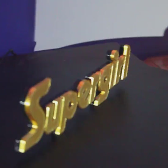 Supergirl 3D printed Comic Logo Art