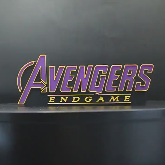 Avengers Endgame 3D printed Comic Logo Art