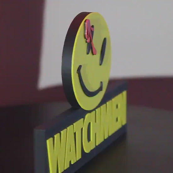 Watchmen 3D printed Comic Logo Art