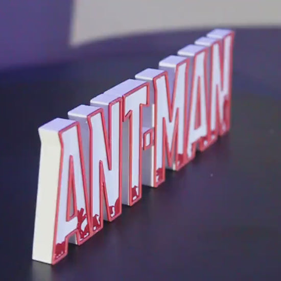 Ant-Man 3D printed Comic Logo Art