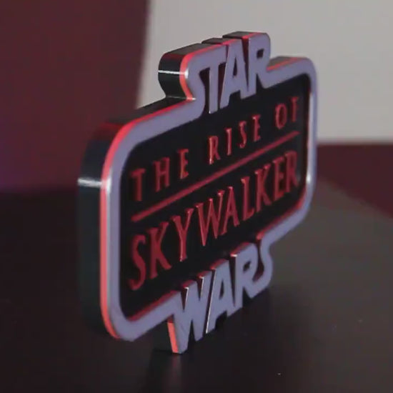 Star Wars The Rise Of Skywalker 3D printed Logo Art