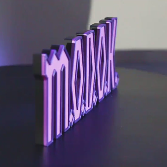 MODOK 3D printed Comic Logo Art