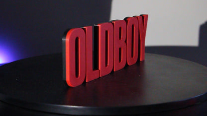 Oldboy Movie 3D printed Logo Sign Wall Desk Shelf Art