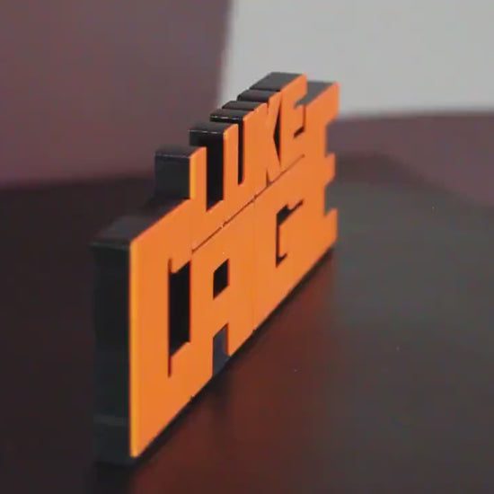 Luke Cage (Power Man) 3D printed Comic Logo Art