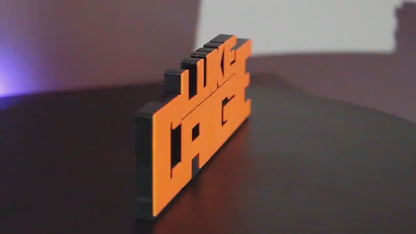 Luke Cage (Power Man) 3D printed Comic Logo Art