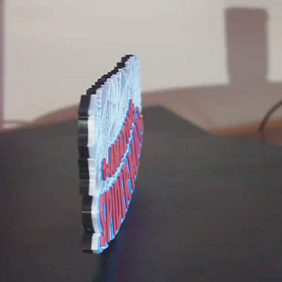 The Amazing Spider-Man 3D printed Comic Logo Art