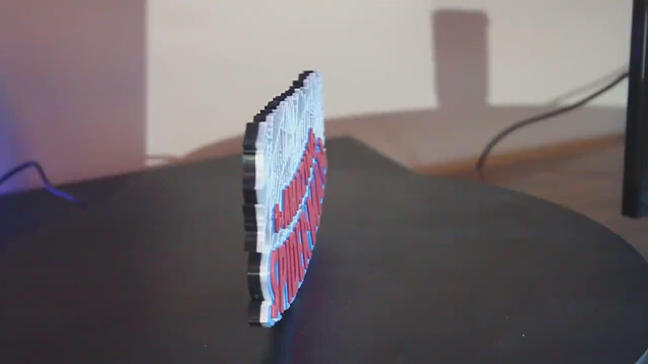 The Amazing Spider-Man 3D printed Comic Logo Art