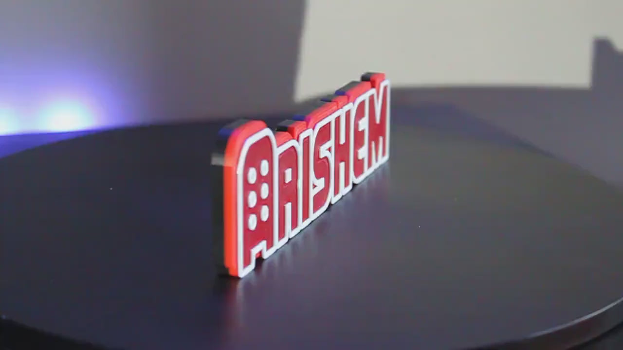 Arishem 3D printed Comic Logo Art