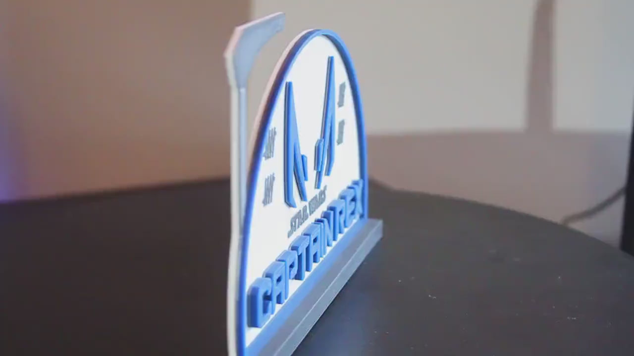 Captain Rex 3D printed Logo Art