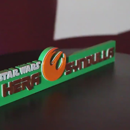 Hera Syndulla 3D printed Logo Art