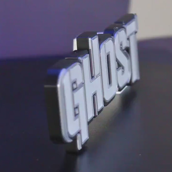 Ghost 3D printed Comic Logo Art