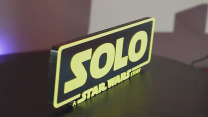 Solo a Star Wars story 3D printed Logo Art