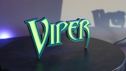 Viper 3D printed Logo Sign Wall Desk Shelf Art