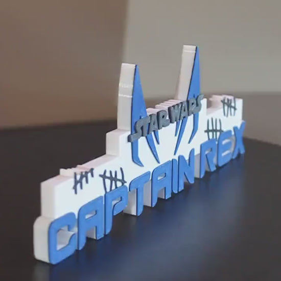 Captain Rex 3D printed Logo Art