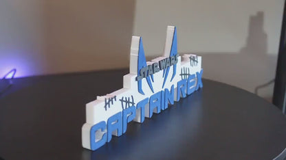 Captain Rex 3D printed Logo Art