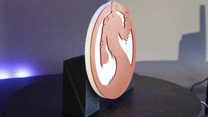 Sandman 3D printed Logo Sign Wall Desk Shelf Art