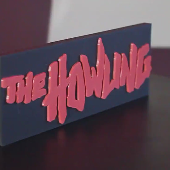 The Howling 3D printed Logo Art