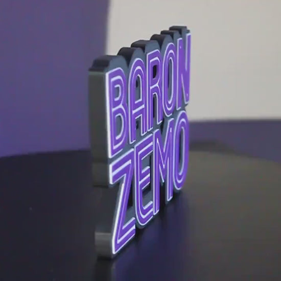 Baron Zemo 3D printed Comic Logo Art