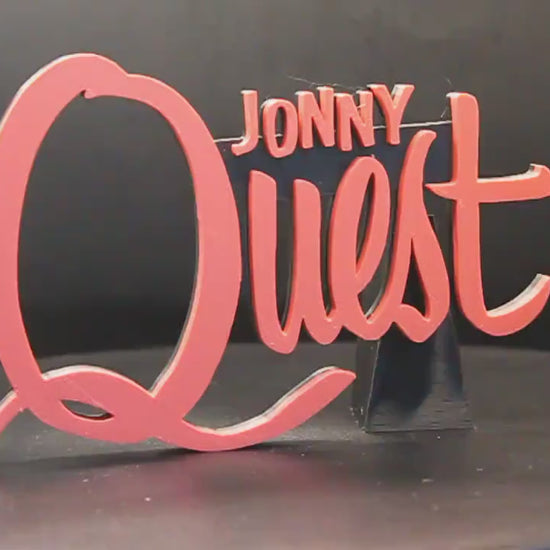 Jonny Quest 3D printed Logo Art