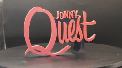 Jonny Quest 3D printed Logo Art