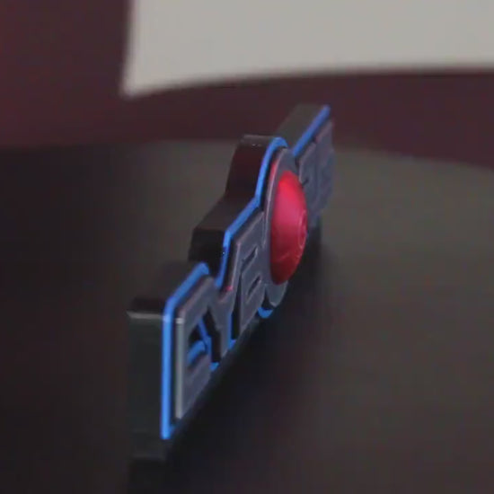 Cyborg 3D printed Comic Logo Art