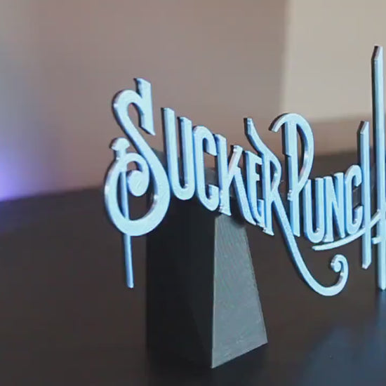 Sucker Punch 3D printed Logo Art