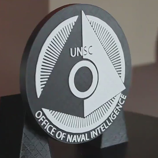 Halo, UNSC Office of Naval Intelligence 3D printed Logo Art