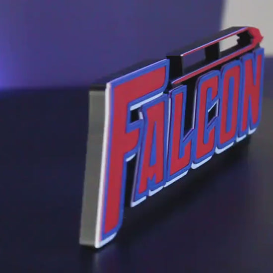 Falcon 3D printed Comic Logo Art