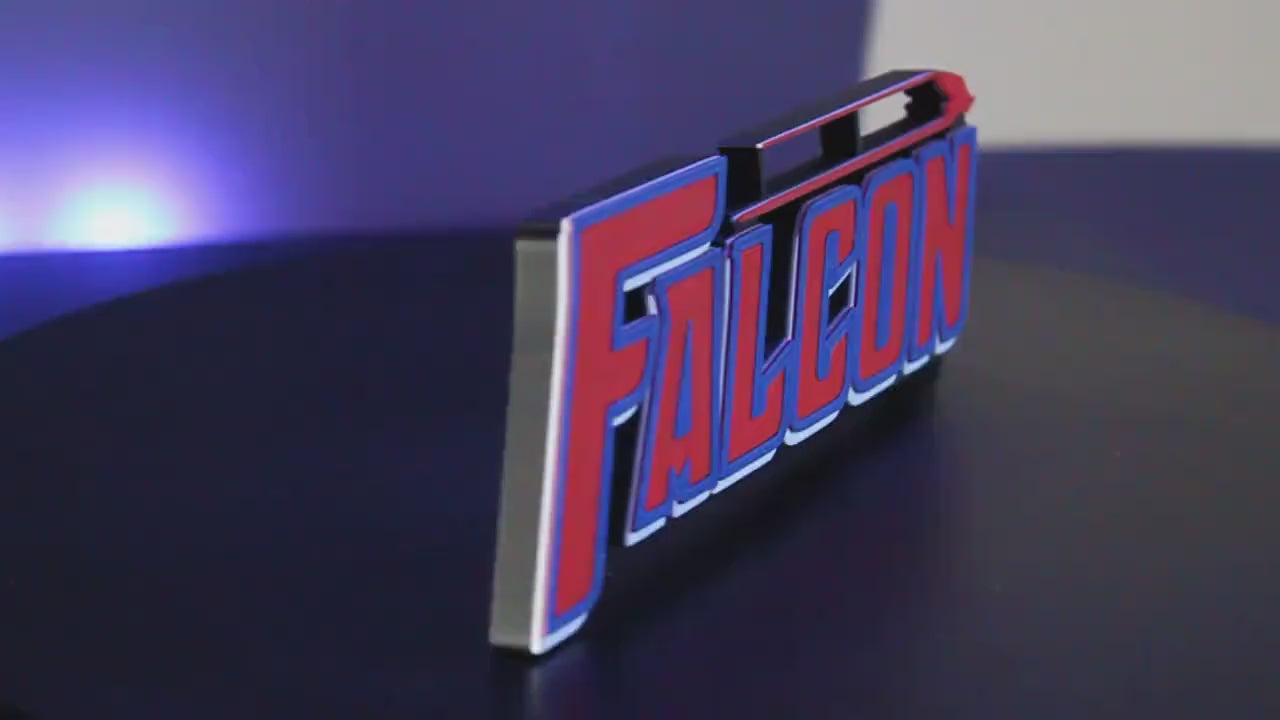 Falcon 3D printed Comic Logo Art