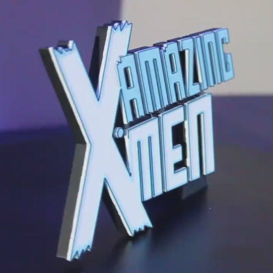 X-Men 3D printed Comic Logo Art