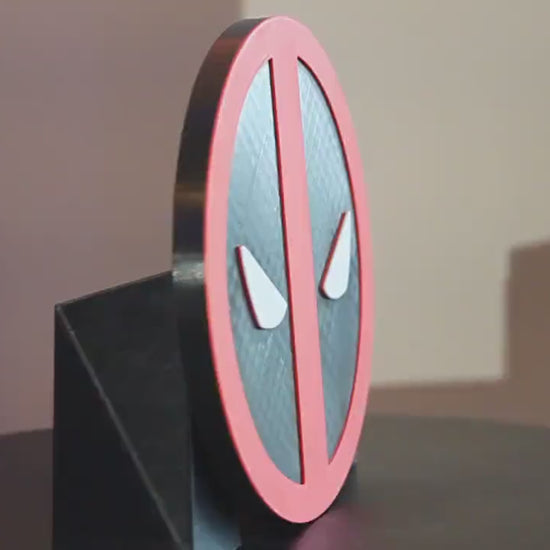 Deadpool 3D printed Comic Logo Art