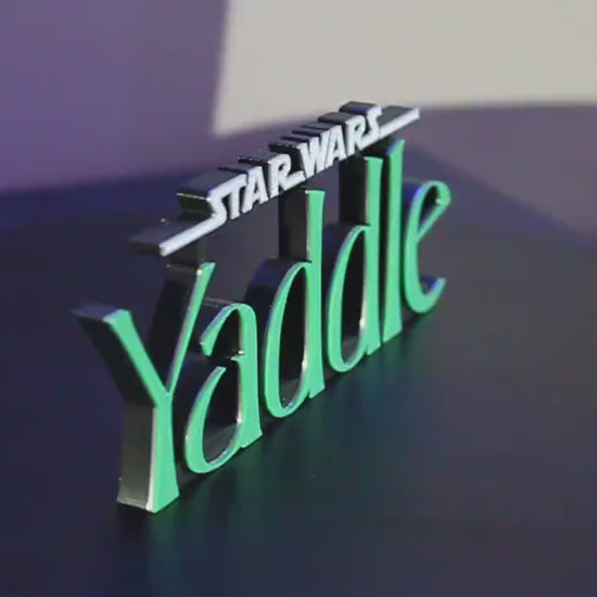 Yaddle 3D printed Logo Art