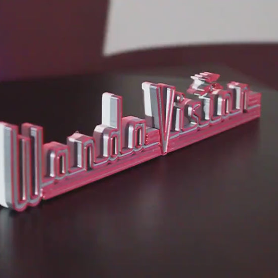 Wanda Vision 3D Printed Logo Art