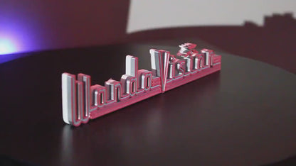 Wanda Vision 3D Printed Logo Art